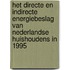 Het directe en indirecte energiebeslag van Nederlandse huishoudens in 1995