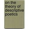 On the theory of descriptive poetics door Eng