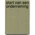 Start van een onderneming