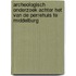 Archeologisch onderzoek achter het van de Perrehuis te Middelburg
