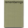 RemembeRINGs door E. Jansma