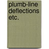 Plumb-line deflections etc. by Vos Steenwyk