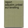 Report adjustm.united eur.levelling by Alberda