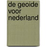 De geoide voor Nederland door E. de Min