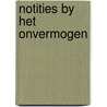 Notities by het onvermogen door Staf Schoeters