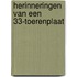 Herinneringen van een 33-toerenplaat