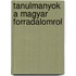Tanulmanyok a magyar forradalomrol