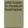 Cold Fusion in Museum Boerhaave by R. Meitner