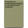 Innovaties en rendementsverhoging in het elektronisch onderwijs door R.H. Mulder