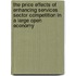 The price effects of enhancing services sector competition in a large open economy