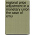 Regional price adjustment in a monetary Union the case of EMU
