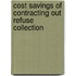 Cost savings of contracting out refuse collection
