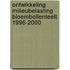 Ontwikkeling milieubelasting bloembollenteelt 1996-2000