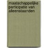 Maatschappelijke participatie van alleenstaanden