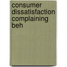 Consumer dissatisfaction complaining beh by Ruyter