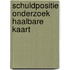 Schuldpositie onderzoek haalbare kaart