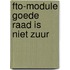 FTO-module Goede raad is niet zuur