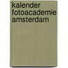 Kalender fotoacademie Amsterdam door Onbekend