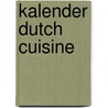 Kalender Dutch cuisine door Onbekend