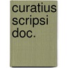 Curatius scripsi doc. door Onbekend