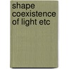 Shape coexistence of light etc door Cole
