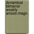 Dynamical behavior weakly anisotr.magn.