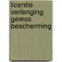 Licentie verlenging gewas bescherming