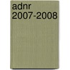ADNR 2007-2008 door Onbekend