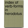 Index of verb-forms in herodotus door Stork