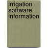 Irrigation software information door M. Jurriens