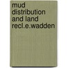 Mud distribution and land recl.e.wadden door Kamps