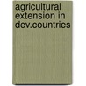 Agricultural extension in dev.countries door Vries