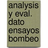 Analysis y eval. dato ensayos bombeo door Philip Kruseman