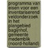 Programma van Eisen voor een inventariserend veldonderzoek in het plangebied Bagijnhof, gemeente Medemblik (Noord-Holland)