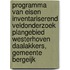Programma van Eisen Inventariserend Veldonderzoek Plangebied Westerhoven Daalakkers, Gemeente Bergeijk