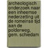 Archeologisch onderzoek naar een inheemse nederzetting uit de Romeinse tijd aan de Polderweg, gem. Schiedam