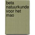 Beta natuurkunde voor het MAO