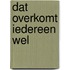 Dat overkomt iedereen wel