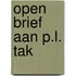 Open brief aan p.l. tak