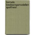 Formele beslissingsmodellen speltheor.