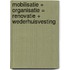 Mobilisatie + organisatie = Renovatie + wederhuisvesting