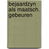 Bejaardzyn als maatsch. gebeuren door Vansteenkiste