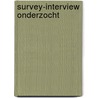 Survey-interview onderzocht door Billiet