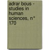 Adrar bous - studies in human sciences, n° 170 door Clarks