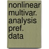 Nonlinear multivar. analysis pref. data door Lans