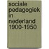 Sociale pedagogiek in Nederland 1900-1950