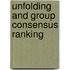 Unfolding and group consensus ranking