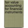 Fair value accounting for financial instruments door E. Louwrier