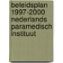 Beleidsplan 1997-2000 Nederlands Paramedisch Instituut