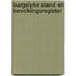 Burgelyke stand en bevolkingsregister